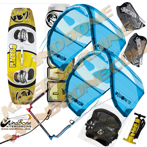 2012 RRD Vision & Placebo Kiteboarding Complete Package