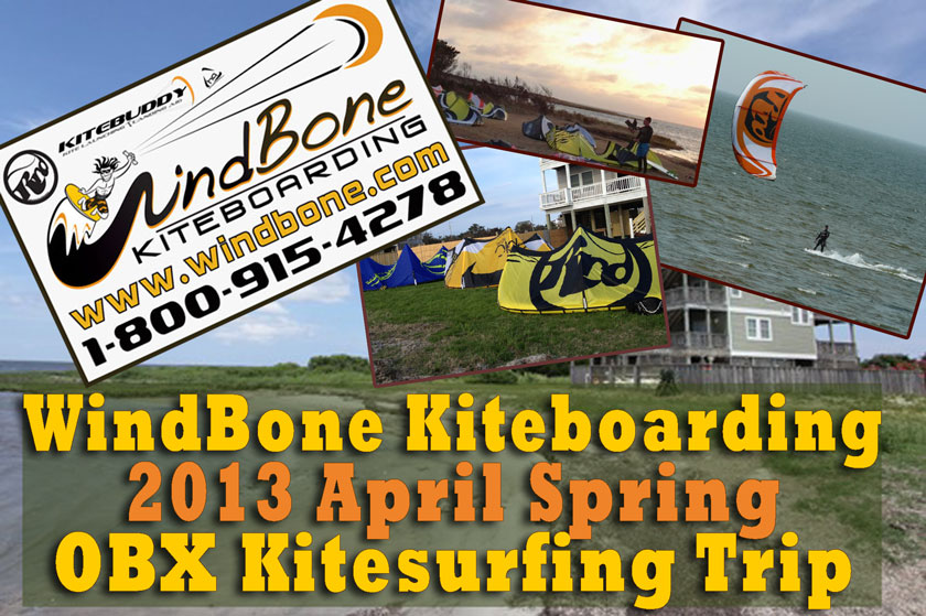 2013 April Spring Hatteras OBX Kitesurfing Trip Soundfront Stay - Click Image to Close