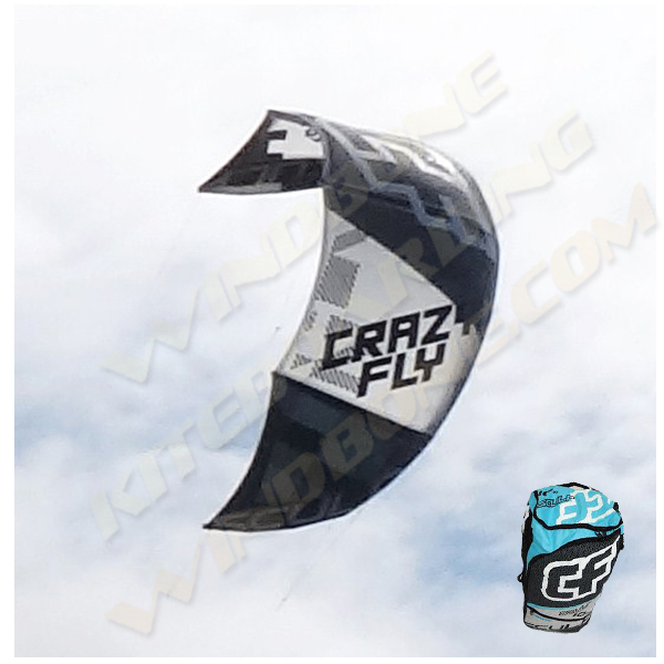 Used - Demo 2013 CrazyFly Sculp 10M Kitesurfing Kite Black