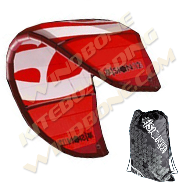 Closeout - New 2013-2012 RRD Vision-I Kiteboarding Kite 12M Red