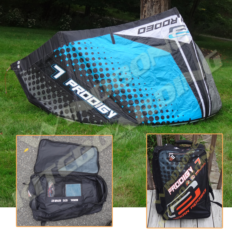 Used - Demo 2014 Ocean Rodeo Prodigy 7M Kite Blue - Click Image to Close