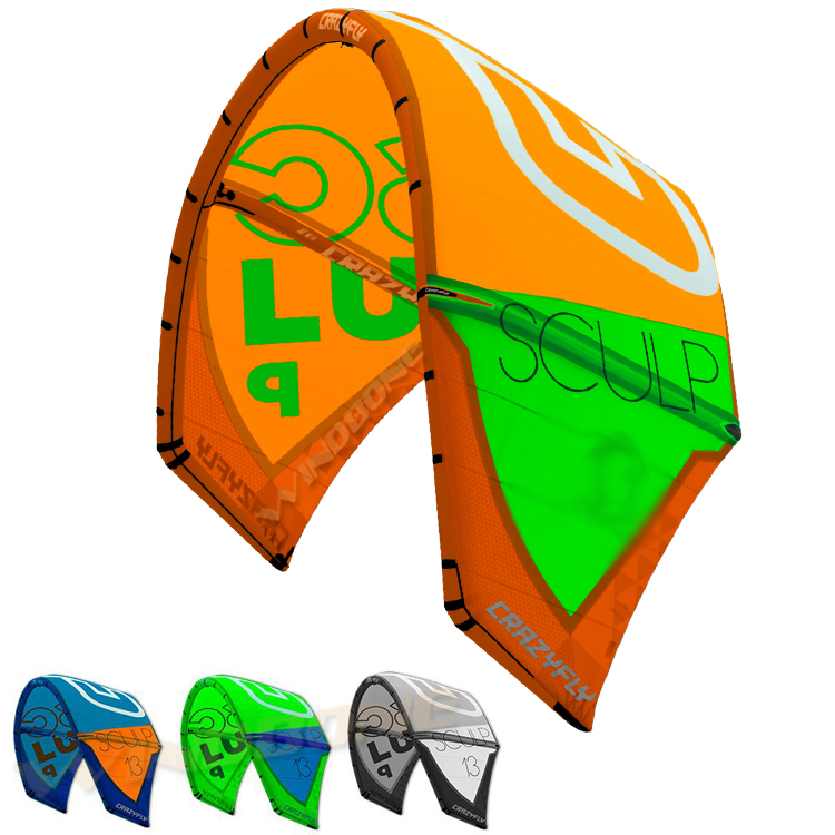 2015 CrazyFly Sculp Kite Kitesurfing Kiteboarding