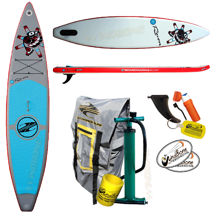 Boardworks SHUBU Raven Inflatable Racing Touring SUP 12-6 (Closeout Sale)