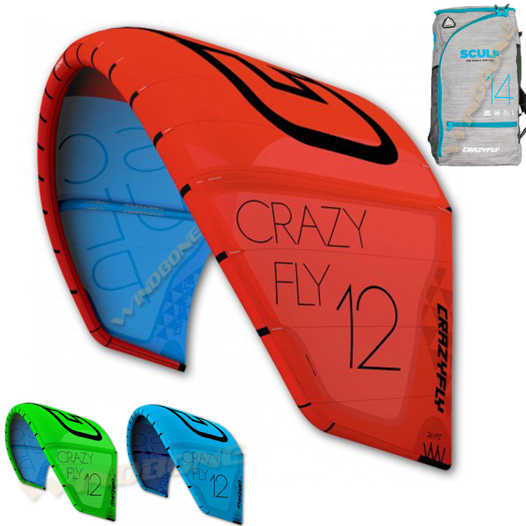 2016 CrazyFly Sculp Kite Kitesurfing Kiteboarding