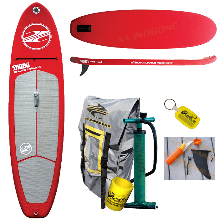 Boardworks SHUBU Sport Inflatable SUP 10-6 Stand Up Paddle Board