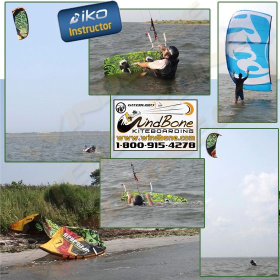 Beginner Kitesurfing Water Lesson Full Day - Phase2 via boat - Click Image to Close